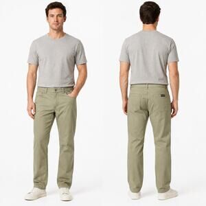 Columbia Rapid Rivers Pants Men's 32x32 Olive Green Stretch Regular Fit UPF 50